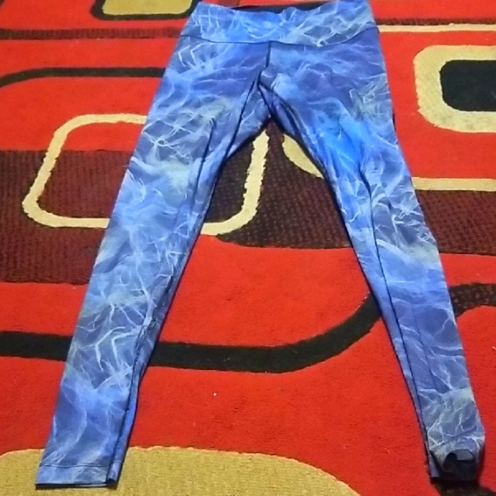 Nike Black And Blue Dri-FIT Leggings
